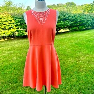 Trina Turk Sleeveless Cocktail Dress with Embellishments